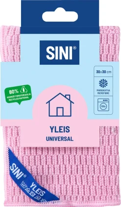 Sini mikrofiberklut universal 30 x 30 cm, 1-pakning