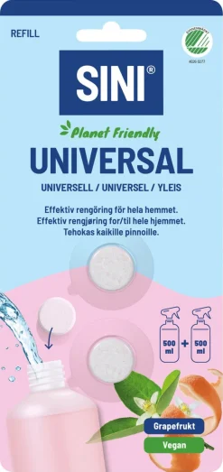 Sini refill for allrengjøring, 2-pakning
