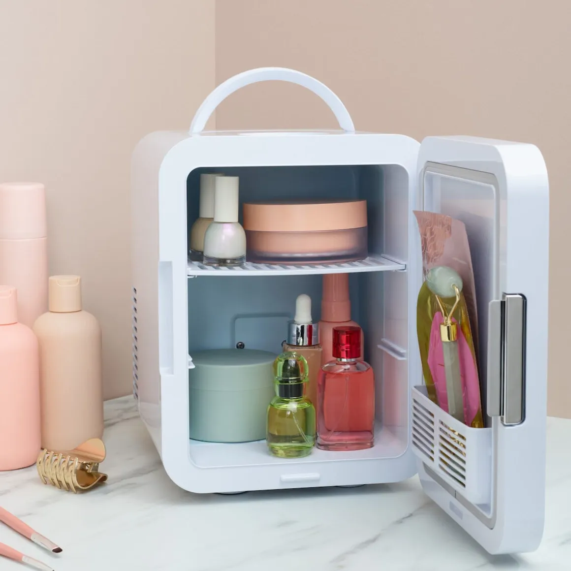 Skincare fridge minikjøleskap for sminke og hudpleie, 5 l