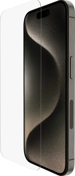 Skjermbeskyttelse til iPhone 15 Pro, Belkin ScreenForce UltraGlass 2