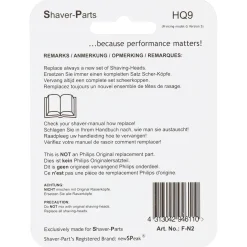 Skjærehode HQ9 til Philips barbermaskin, 3-pakning