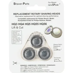 Skjærehode Lift&Cut HQ3/4/5/55/56 til Philips barbermaskin, 3-pakning