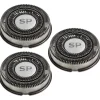 Skjærehode SH50/70/90 til Philips barbermaskin, 3-pakning