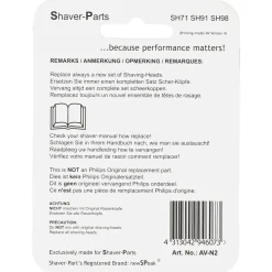 Skjærehode SH71/SH91/SH98 til Philips barbermaskin, 3-pakning