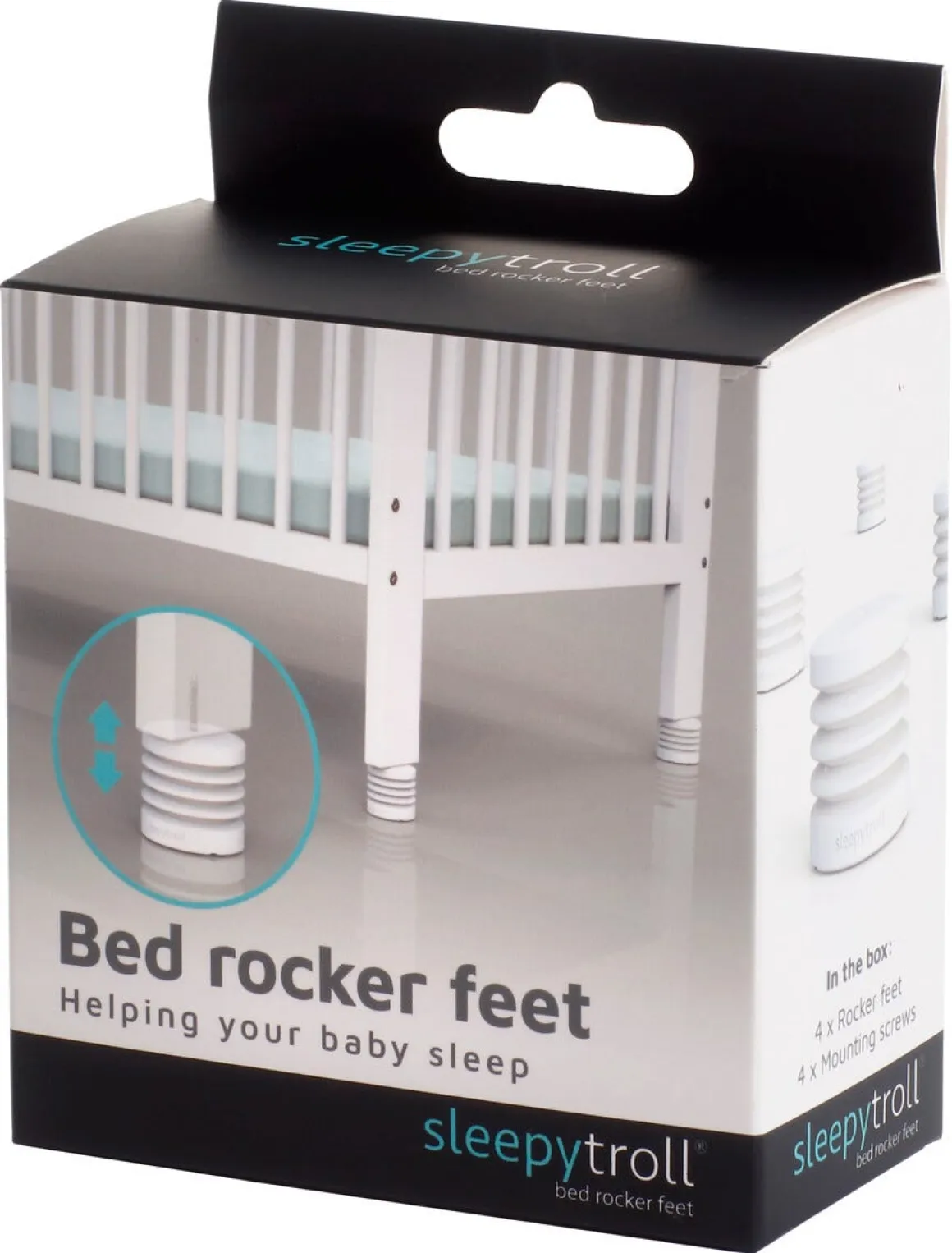 Sleepytroll Bed Rocker Feet sengeføtter til sprinkelseng