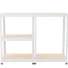 Smal oppbevaringshylle metall, 60x40x180 cm