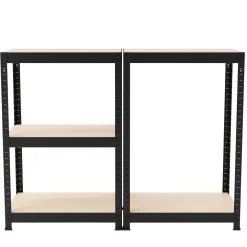 Smal oppbevaringshylle metall, 60x40x180 cm