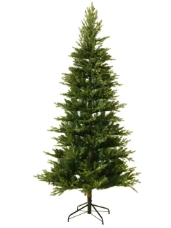 Smalt juletre med belysning Lillehammer Slim 210 cm