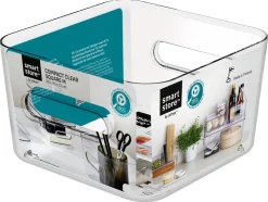 SmartStore Compact Square oppbevaringsboks plast, gjennomsiktig