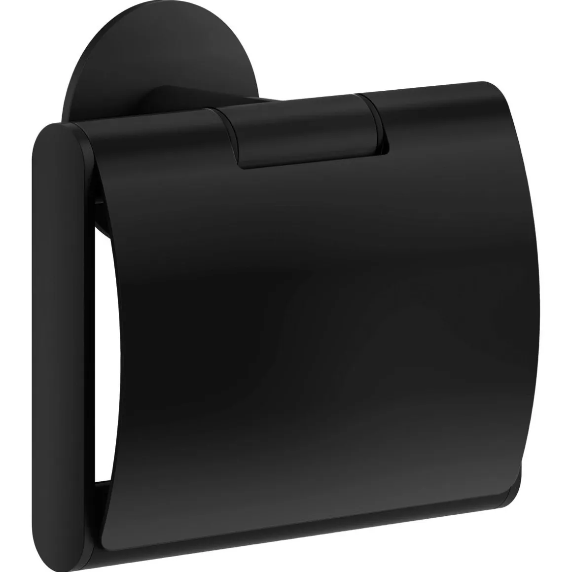 Smedbo DOT selvklebende toalettpapirholder med lokk