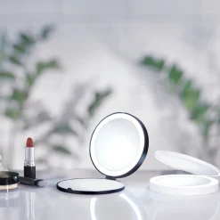 Smedbo Outline Lite reisespeil med forstørrelse og LED