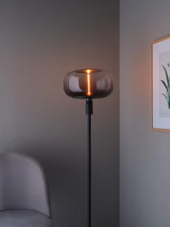 Smokey LED-pære E27, magnetisk filament, 30 cm