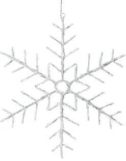 Snøkrystall LED for vindu, 40 cm