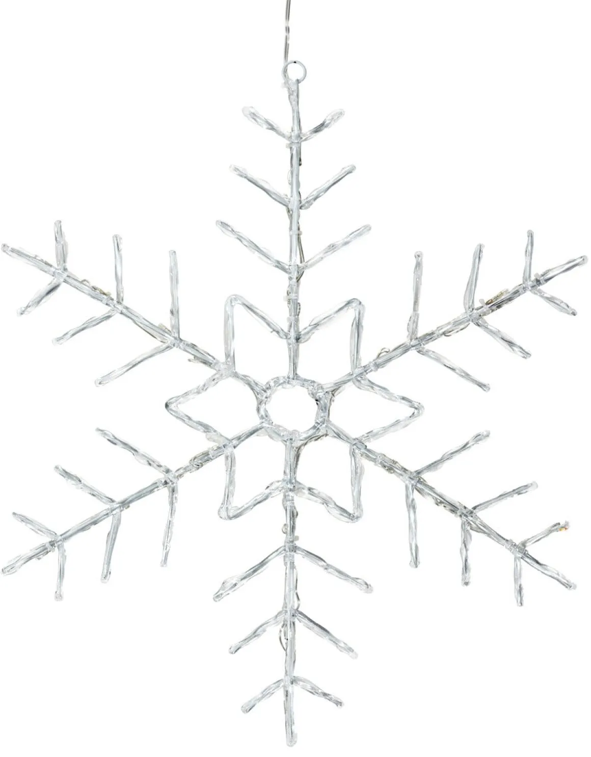 Snøkrystall LED for vindu, 40 cm