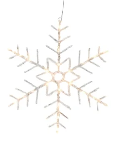 Snøkrystall LED for vindu, 40 cm
