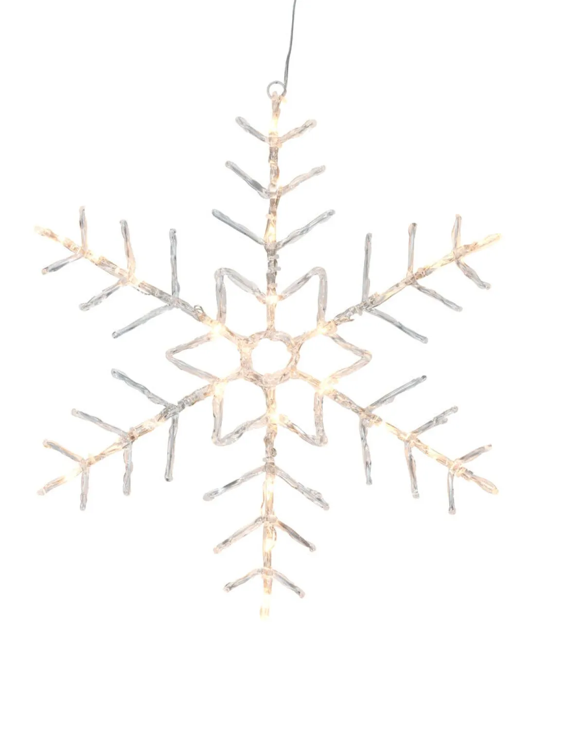 Snøkrystall LED for vindu, 40 cm