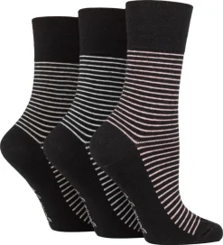 SockShop Gentle Grip sokker, 37–42, 3-pakning