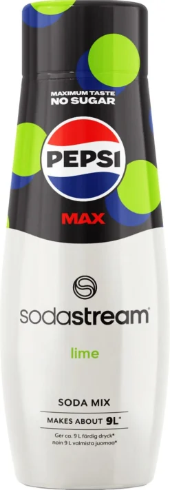 SodaStream Pepsi Max Lime smakskonsentrat, 440 ml