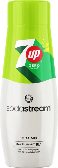 SodaStream Pepsi 7UP Free smakskonsentrat, 440 ml