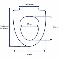 Softclose toalettsete universal, duroplast
