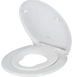 Softclose toalettsete med ekstra ring for barn