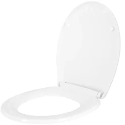 Softclose toalettsete universal plast, hvit