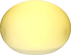 Solcelleball hvit akryl