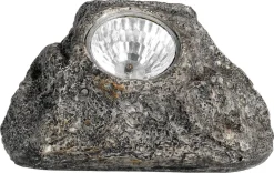 Solcellebelysning stein 9,5 cm