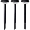 Solcellelampe pullert 3-pakning