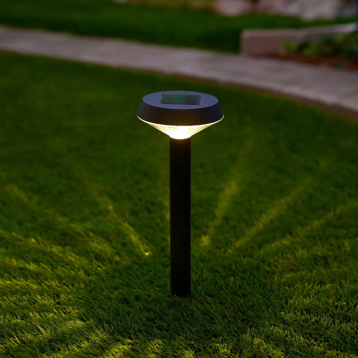 Solcellelampe pullert 3-pakning