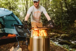Solo Stove Bonfire stekeplate i støpejern med holder