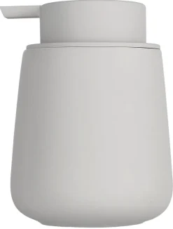 Såpepumpe i steingods, beige