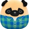 Squishmallow kosedyr Prince Pug, 30 cm