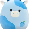 Squishmallow kosedyr Rutanya the Blueberry Cow, 30 cm