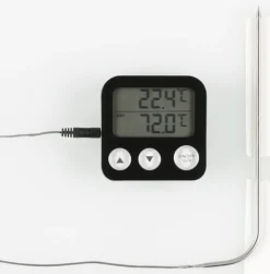 Steketermometer digital, svart