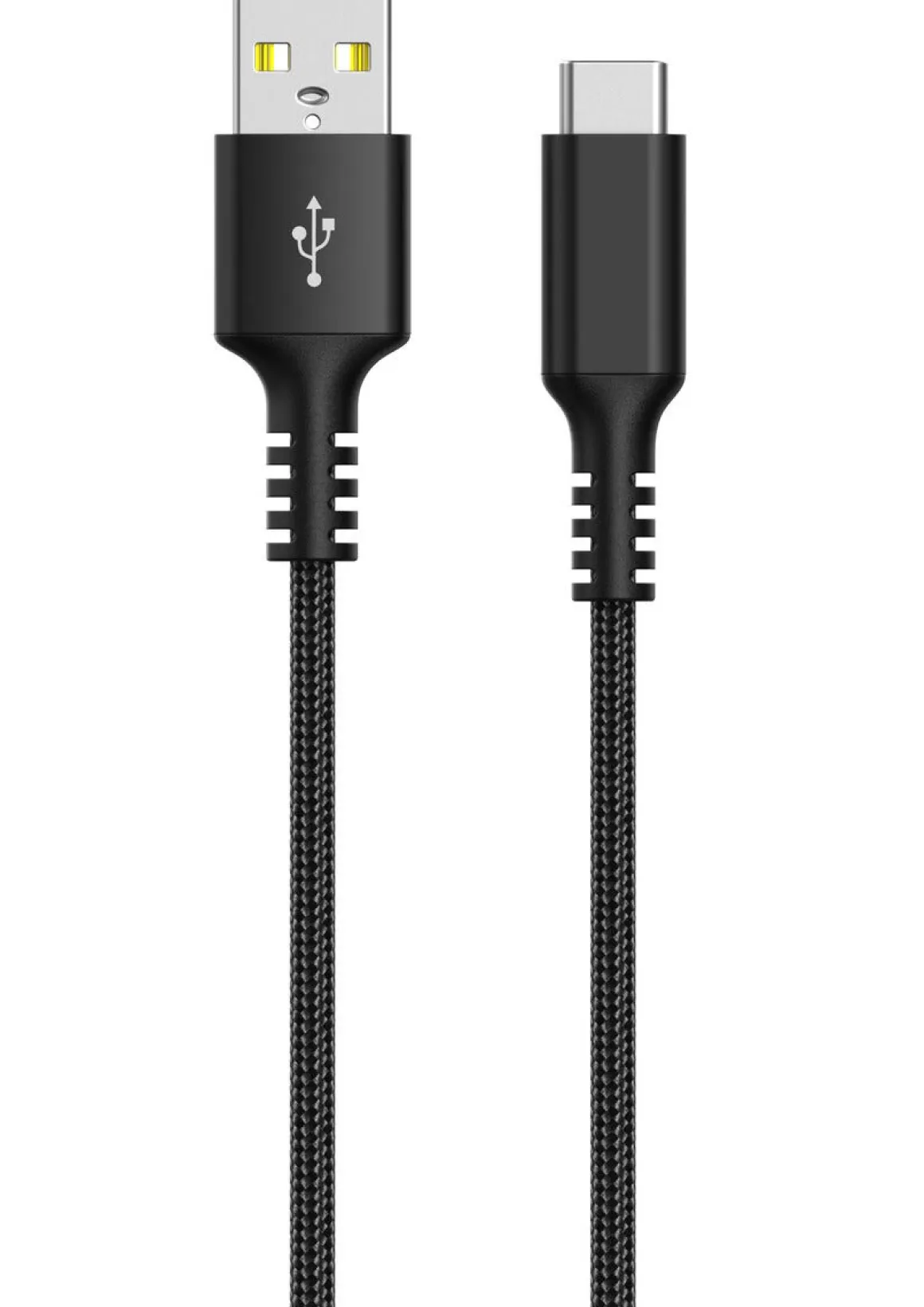 Stoffkledd USB C kabel 1,5m USB-A til USB-C Clas Ohlson