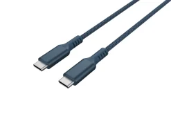 Stoffkledd USB C kabel 1,5m USB-C til USB-C Clas Ohlson