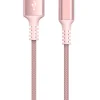 Stofftrukket USB-A til Lightning ladekabel for iPhone 1,5 m Clas Ohlson