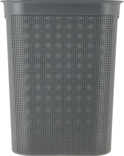 Stor skittentøyskurv med lokk og håndtak, 50 liter