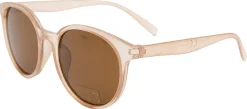 Store solbriller dame, beige