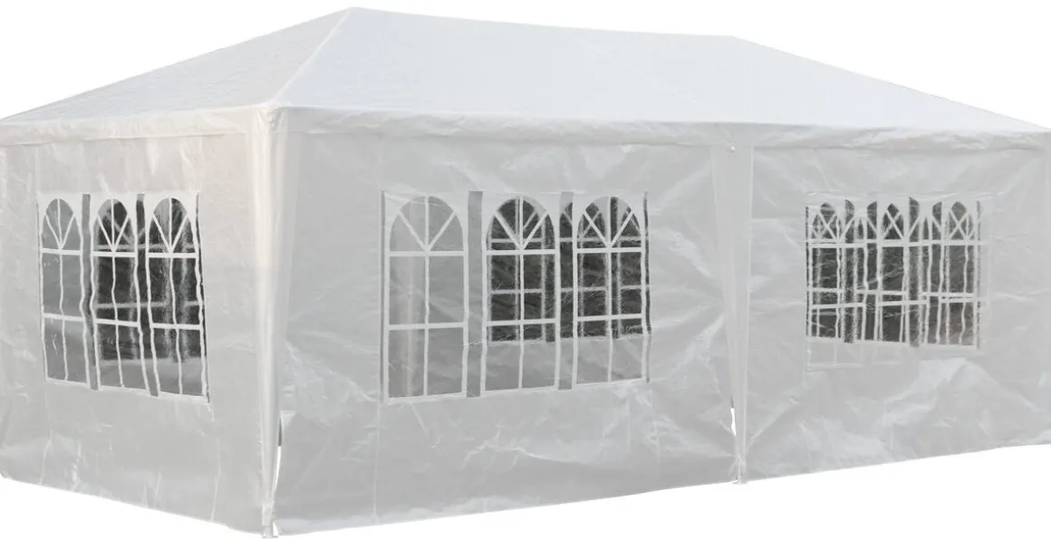 Stort partytelt med vegger, 3 × 6 meter