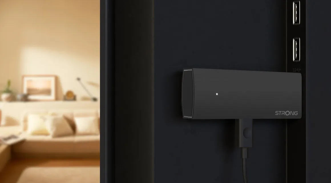 Strong SRT 41 TV Stick med Android og Chromecast