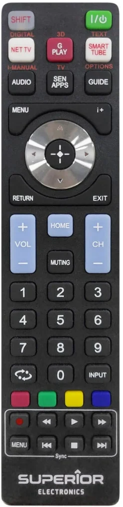 Superior universal fjernkontroll til Sony, SUPTRB009