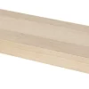 Svevende vegghylle i FSC-eikefiner, 60 eller 80 cm