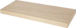 Svevende vegghylle i FSC-eikefiner, 60 eller 80 cm