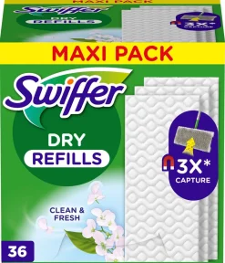 Swiffer Dry tørrmopp refill, med duft