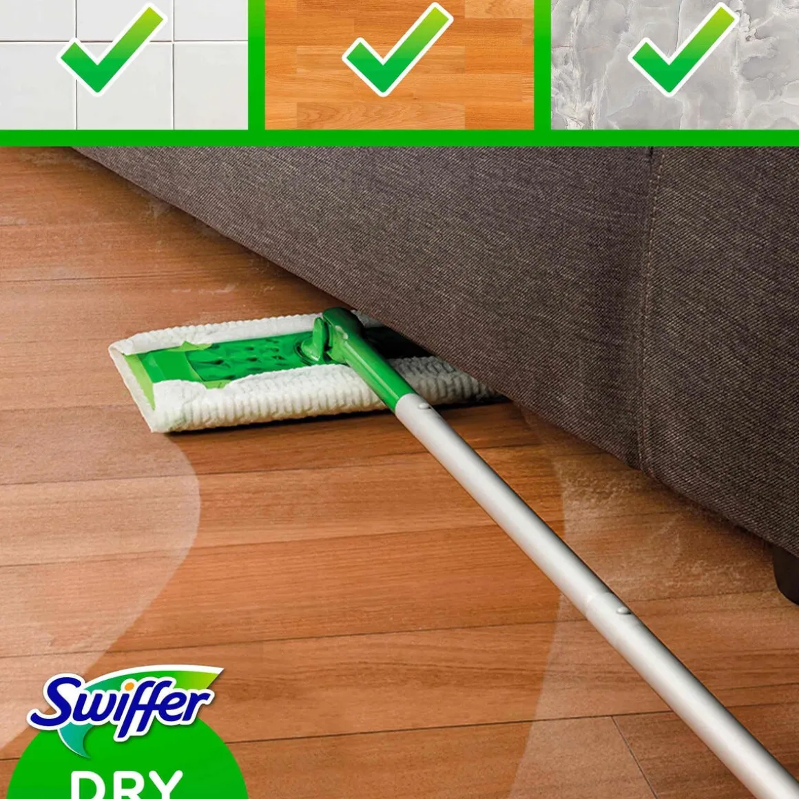 Swiffer Dry Pet rengjøringskluter refill, med duft, 72-pakning