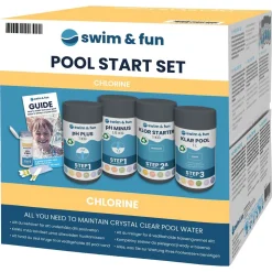 Swim & fun, startsett med kjemikalier