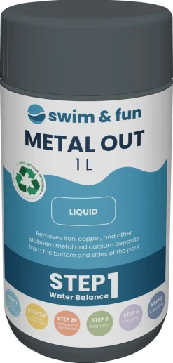 Swim & Fun Metal Out kalkstabilisator til basseng