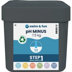 Swim & Fun pH-Minus bassengmiddel, 7,5 kg